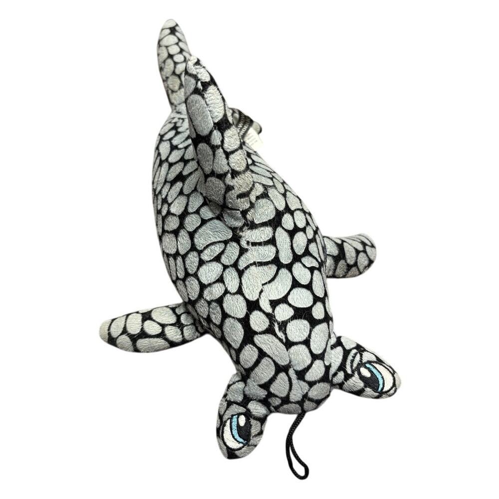 Bow-Wow Pet Products Hammerhead Shark Pebble Stone Camouflage Dog Toy ~13"